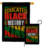 Educated Black History - Support Inspirational Vertical Impressions Decorative Flags HG190072 Made In USA