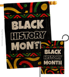 Hornoring Black History - Support Inspirational Vertical Impressions Decorative Flags HG130312 Made In USA