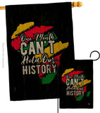 Hold Our History - Support Inspirational Vertical Impressions Decorative Flags HG190069 Made In USA