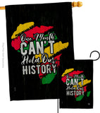 Hold Our History - Support Inspirational Vertical Impressions Decorative Flags HG190069 Made In USA