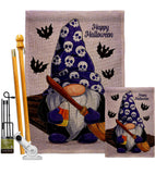 Spooky Gnome - Bugs & Frogs Garden Friends Vertical Impressions Decorative Flags HG104164 Made In USA