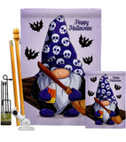 Spooky Gnome - Bugs & Frogs Garden Friends Vertical Impressions Decorative Flags HG104164 Made In USA