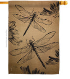 Dragonfly - Bugs & Frogs Garden Friends Vertical Impressions Decorative Flags HG104001 Made In USA