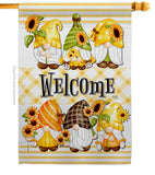 Spring Gnomes - Bugs & Frogs Garden Friends Vertical Impressions Decorative Flags HG104134 Made In USA
