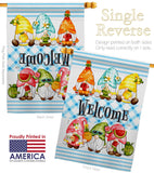 Sweet Gnomes - Bugs & Frogs Garden Friends Vertical Impressions Decorative Flags HG104137 Made In USA