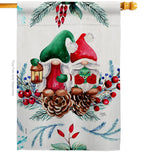 Winter Gnome - Bugs & Frogs Garden Friends Vertical Impressions Decorative Flags HG104146 Made In USA