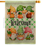 Cactus Gnome - Bugs & Frogs Garden Friends Vertical Impressions Decorative Flags HG104153 Made In USA