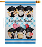 Grad Gnome - Bugs & Frogs Garden Friends Vertical Impressions Decorative Flags HG104158 Made In USA