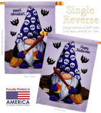 Spooky Gnome - Bugs & Frogs Garden Friends Vertical Impressions Decorative Flags HG104164 Made In USA