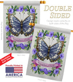 Floral Butterfly - Bugs & Frogs Garden Friends Vertical Impressions Decorative Flags HG137082 Made In USA