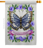 Floral Butterfly - Bugs & Frogs Garden Friends Vertical Impressions Decorative Flags HG137082 Made In USA