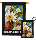 Paraíso de Tortolitas - Bugs & Frogs Garden Friends Vertical Impressions Decorative Flags HG104072 Made In USA