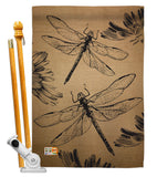 Dragonfly - Bugs & Frogs Garden Friends Vertical Impressions Decorative Flags HG104001 Made In USA