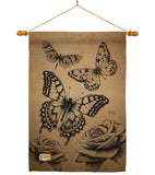 Butterflies - Bugs & Frogs Garden Friends Vertical Impressions Decorative Flags HG104002 Made In USA