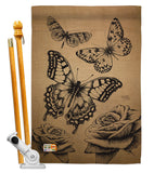 Butterflies - Bugs & Frogs Garden Friends Vertical Impressions Decorative Flags HG104002 Made In USA