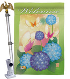 Welcome Butterflies - Bugs & Frogs Garden Friends Vertical Impressions Decorative Flags HG104065 Imported