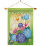 Welcome Butterflies - Bugs & Frogs Garden Friends Vertical Impressions Decorative Flags HG104065 Imported