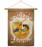 My Bee Sweet Home - Bugs & Frogs Garden Friends Vertical Impressions Decorative Flags HG104094 Made In USA