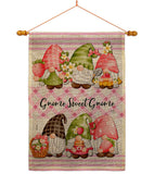 Gnome Sweet Gnome - Bugs & Frogs Garden Friends Vertical Impressions Decorative Flags HG104138 Made In USA