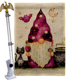 Poison Gnome - Bugs & Frogs Garden Friends Vertical Impressions Decorative Flags HG104144 Made In USA