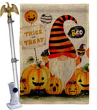 Boo Gnome - Bugs & Frogs Garden Friends Vertical Impressions Decorative Flags HG104145 Made In USA