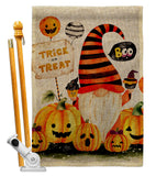 Boo Gnome - Bugs & Frogs Garden Friends Vertical Impressions Decorative Flags HG104145 Made In USA