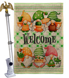 Cactus Gnome - Bugs & Frogs Garden Friends Vertical Impressions Decorative Flags HG104153 Made In USA