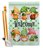 Cactus Gnome - Bugs & Frogs Garden Friends Vertical Impressions Decorative Flags HG104153 Made In USA
