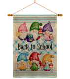 School Gnome - Bugs & Frogs Garden Friends Vertical Impressions Decorative Flags HG104156 Made In USA