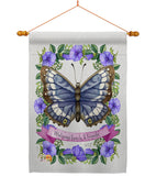 Floral Butterfly - Bugs & Frogs Garden Friends Vertical Impressions Decorative Flags HG137082 Made In USA