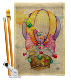 Gnomes Balloon - Bugs & Frogs Garden Friends Vertical Impressions Decorative Flags HG192660 Made In USA