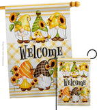 Spring Gnomes - Bugs & Frogs Garden Friends Vertical Impressions Decorative Flags HG104134 Made In USA