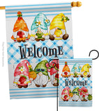 Sweet Gnomes - Bugs & Frogs Garden Friends Vertical Impressions Decorative Flags HG104137 Made In USA