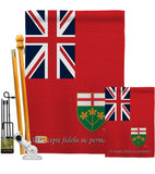 Ontario - Canada Provinces Flags of the World Vertical Impressions Decorative Flags HG108185 Made In USA