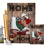 Canada Provinces Northwest Territories Home Sweet Home - Canada Provinces Flags of the World Vertical Impressions Decorative Flags HG191185 Made In USA