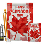 Maple Canada Day - Canada Provinces Flags of the World Vertical Impressions Decorative Flags HG192277 Made In USA