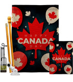 Canada Day Balloon - Canada Provinces Flags of the World Vertical Impressions Decorative Flags HG192634 Made In USA