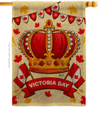 Celebrate Victoria Day - Canada Provinces Flags of the World Vertical Impressions Decorative Flags HG137469 Made In USA