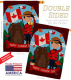 Oh Canada Day - Canada Provinces Flags of the World Vertical Impressions Decorative Flags HG137571 Made In USA