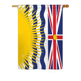 British Columbia - Canada Provinces Flags of the World Vertical Impressions Decorative Flags HG140933 Printed In USA