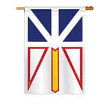 Newfoundland - Canada Provinces Flags of the World Vertical Impressions Decorative Flags HG140936 Printed In USA