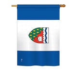 Northwest Territories - Canada Provinces Flags of the World Vertical Impressions Decorative Flags HG140937 Printed In USA