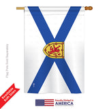 Nova Scotia - Canada Provinces Flags of the World Vertical Impressions Decorative Flags HG140938 Printed In USA