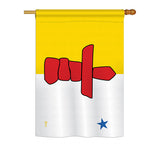 Nunavut - Canada Provinces Flags of the World Vertical Impressions Decorative Flags HG140939 Printed In USA