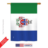 Yukon - Canada Provinces Flags of the World Vertical Impressions Decorative Flags HG140944 Printed In USA