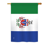 Yukon - Canada Provinces Flags of the World Vertical Impressions Decorative Flags HG140944 Printed In USA