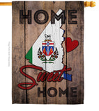Canada Provinces Yukon Home Sweet Home - Canada Provinces Flags of the World Vertical Impressions Decorative Flags HG191171 Made In USA
