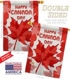 Maple Canada Day - Canada Provinces Flags of the World Vertical Impressions Decorative Flags HG192277 Made In USA