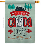 July 1st Canada Day - Canada Provinces Flags of the World Vertical Impressions Decorative Flags HG192278 Made In USA