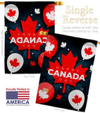 Canada Day Balloon - Canada Provinces Flags of the World Vertical Impressions Decorative Flags HG192634 Made In USA